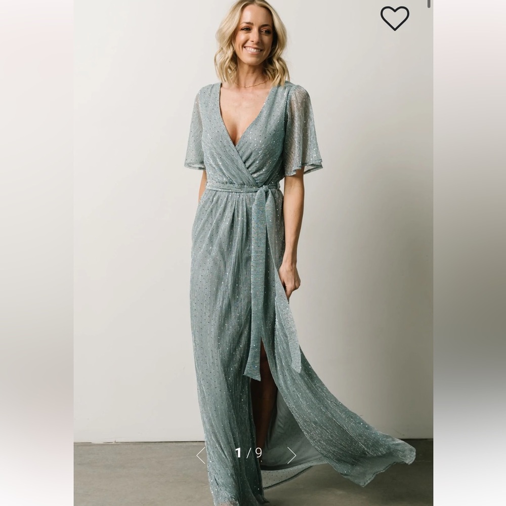NWT Baltic Born Grace Sparkle Gown L